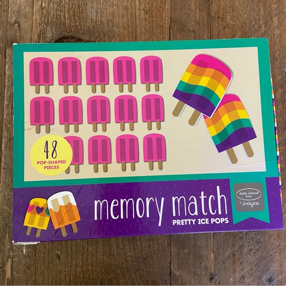 Memory Match Pretty Ice Pops Game - Picture 1 of 4